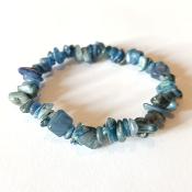 Bracelet baroque cyanite