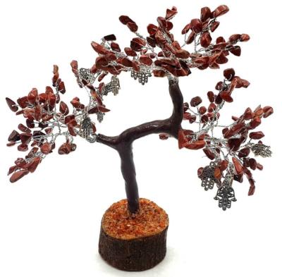 arbre du bonheur jaspe rouge 