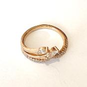 Bague argent rose