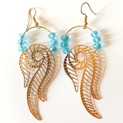Boucles d'oreilles plumes