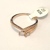Bague argent rose