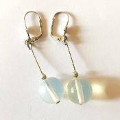 Boucles d'oreilles cristal longues
