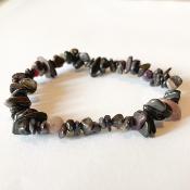bracelet baroque en lepidolite