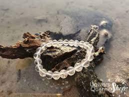 bracelet pierres cristal de roche.