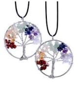 collier 7 chakras pierre naturelle  