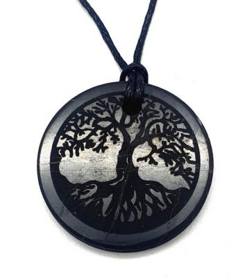 collier pierre shungite arbre de vie 