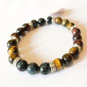 bracelet œil du tigre,oeil de faucon,oeil de taureau.