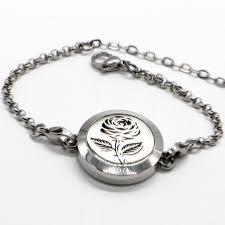 bracelet aromathérapie rose