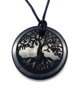 collier pierre shungite arbre de vie 