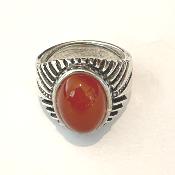 Bague goldstone rouge