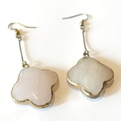 Boucles d'oreilles longues fleurs