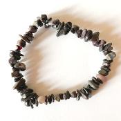 bracelet baroque en lepidolite