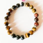 bracelet œil du tigre,oeil de faucon,oeil de taureau.