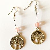 Boucles d'oreilles arbre