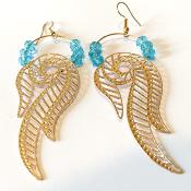 Boucles d'oreilles plumes