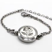 bracelet aromathérapie rose