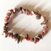 bracelet baroque rhodochrosite 